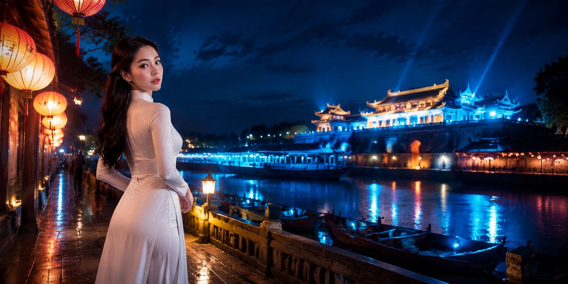 Cổ động viên Việt Nam tại sự kiện bóng đá Huế