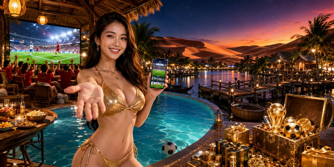 Người chơi đặt cược bóng đá tại Mũi Né với thiết bị di động